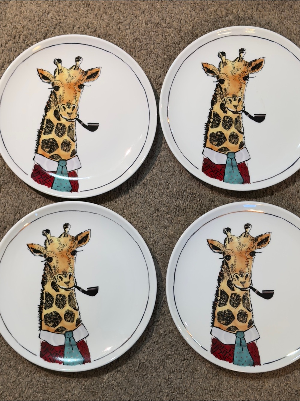 The Cellar Giraffe Salad Plate 9″X9″